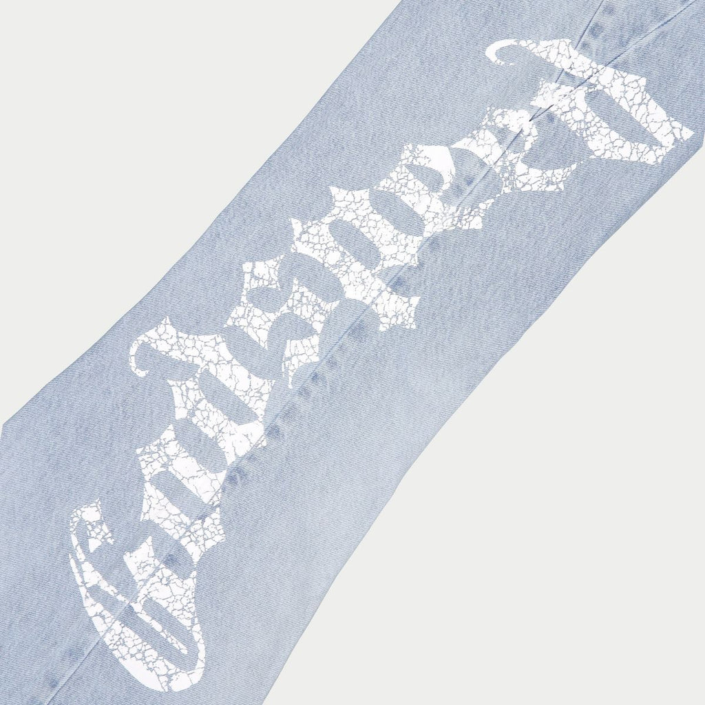 Godspeed Printed OG Logo Flared Denim