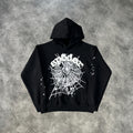 Sp5der OG Web Hoodie Black/White
