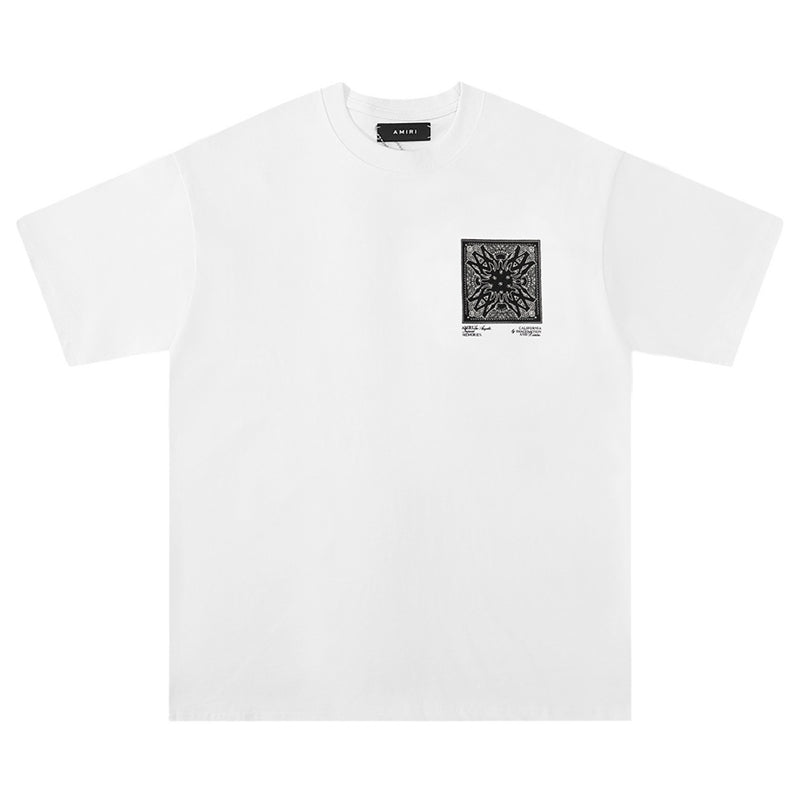 AMRI Printed Cotton Crewneck T-Shirt