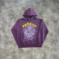 Sp5der OG Web V2 Hoodie Purple