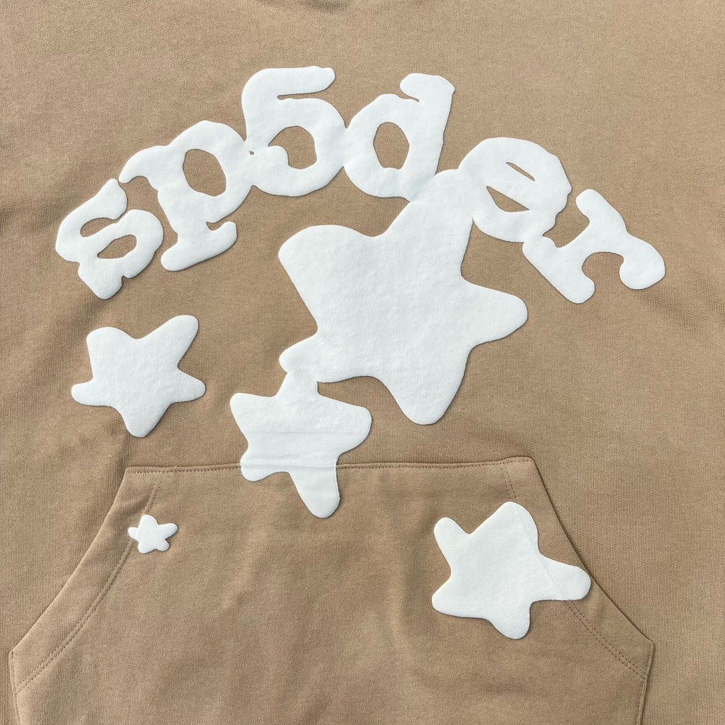 Sp5der Stars Tracksuit Sand